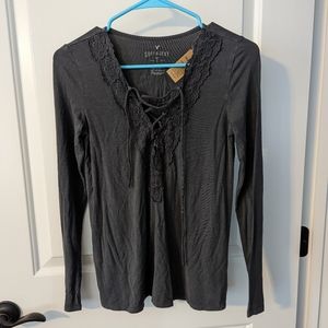 American Eagle Soft and Sexy Long Sleeve Top